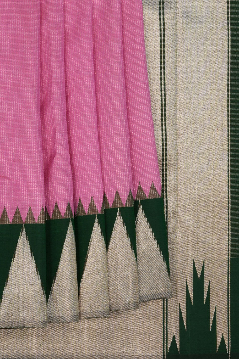 Image of Arani Silk Lotus Pink Saree